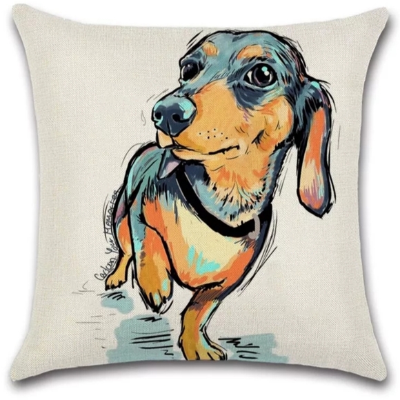 Boutique Other - Last 1!! Daschund 18"x18" Decorative Throw Pillow
